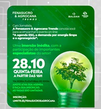 FENASUCRO & AGROCANA TRENDS promove imersão ao vivo em conteúdo sobre a agenda ESG e os desafios para o agro