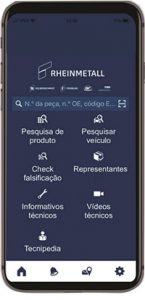Aplicativo Motorservice, o catálogo dos produtos KOLBENSCHMIDT (KS), Pierburg e BF na palma da mão