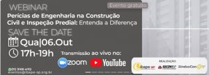 Especialistas alertam sobre a diferença entre perícias de engenharia e inspeção predial