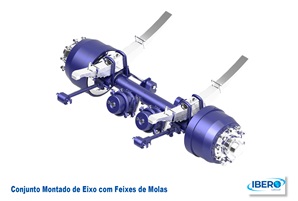O IBERO GROUP Lança o Conjunto Montado de Eixo com Feixes de Molas prontinho para instalação